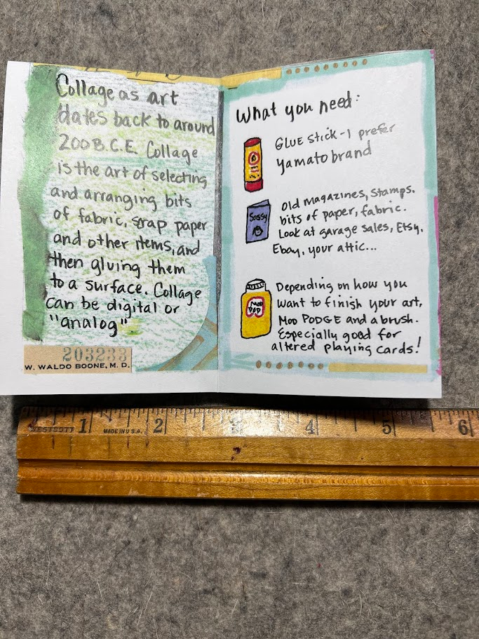Collage for Motivation Mini-Zine | Zines | Art Zine