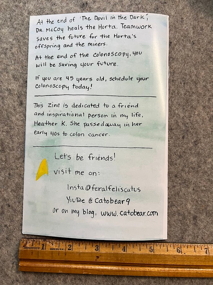 devilinthedarkzine4 Space Trek Colonoscopy Zine | Art Zine | Zines