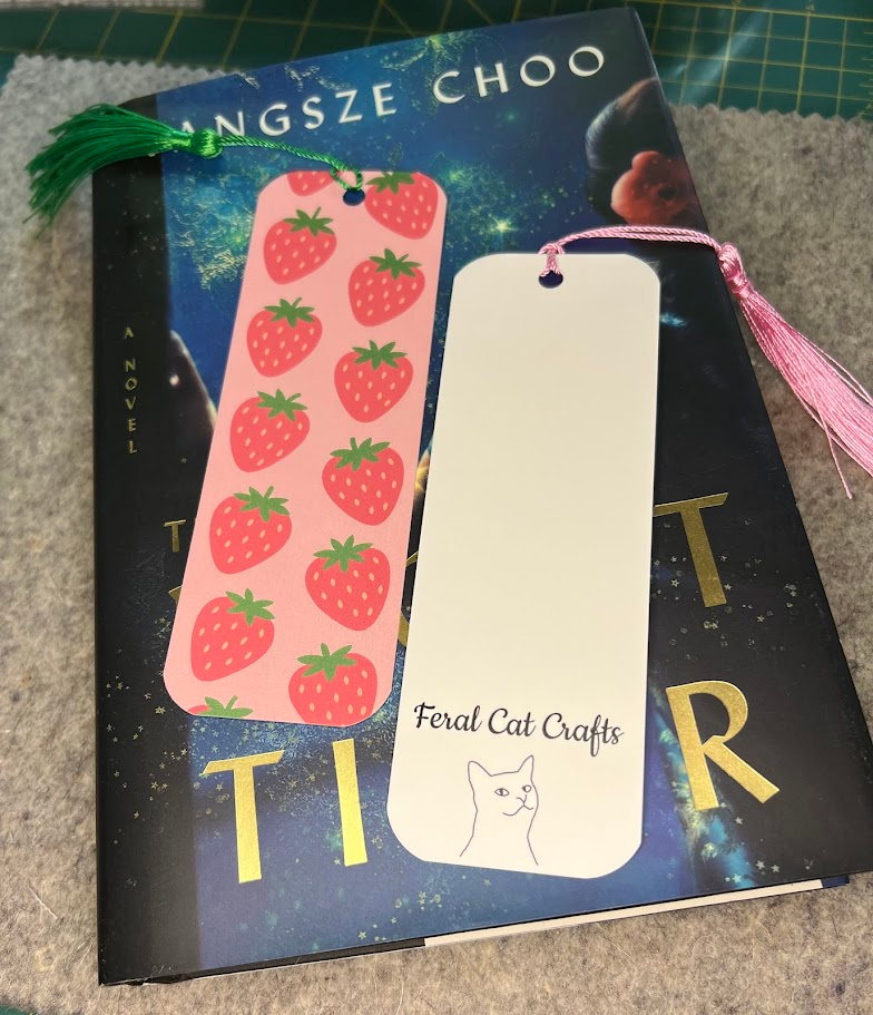 strawberrybookmark2.webp Strawberry Bookmark | Literary Girl | Books | Reader Gifts | Book Club Gift