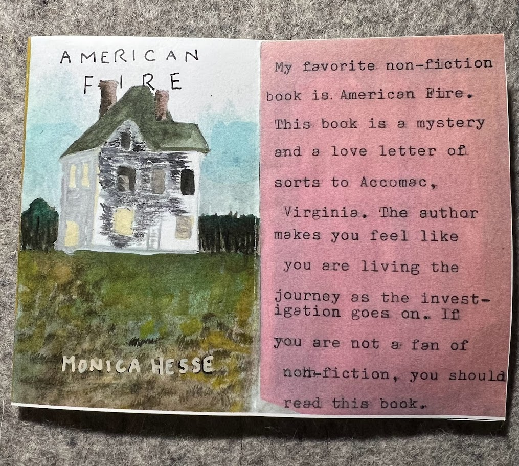 Three Books Mini Zine
